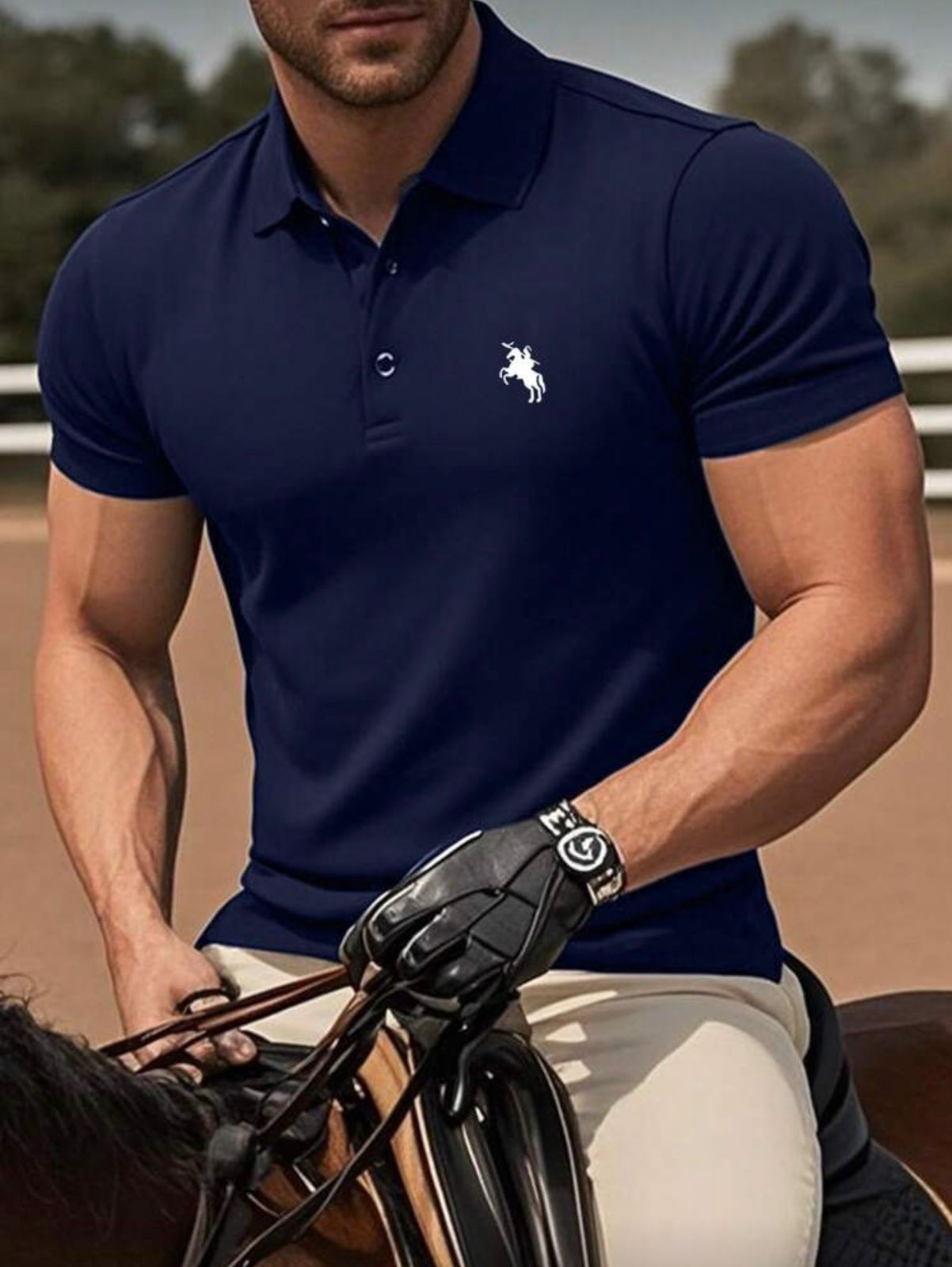 PLAIN POLO T-SHIRT